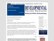 Tablet Screenshot of medwiekurozwoj.pl